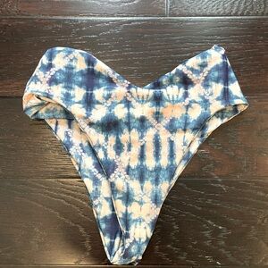 Skatie swim bottoms - melly - indigo print - size small
